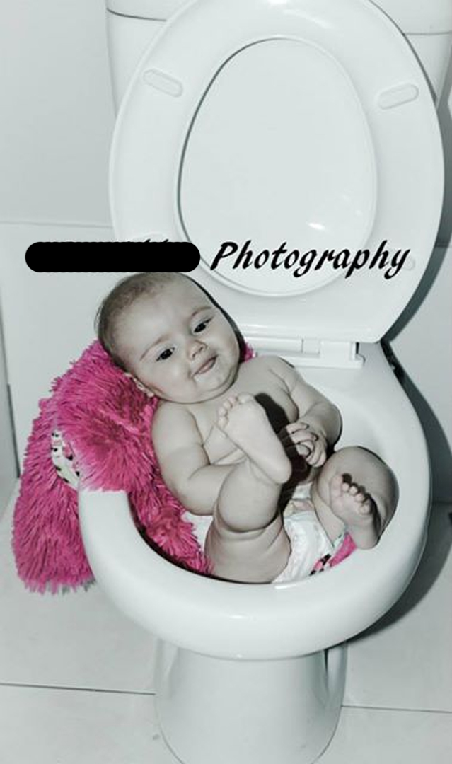 toilet baby